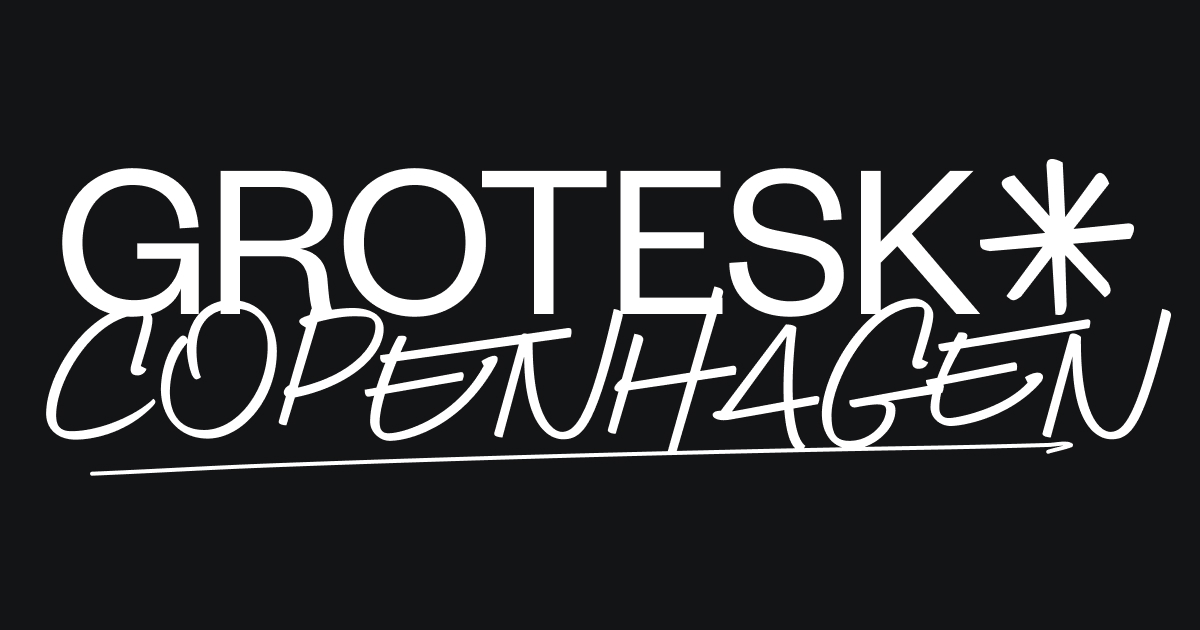 Grotesk Copenhagen logo